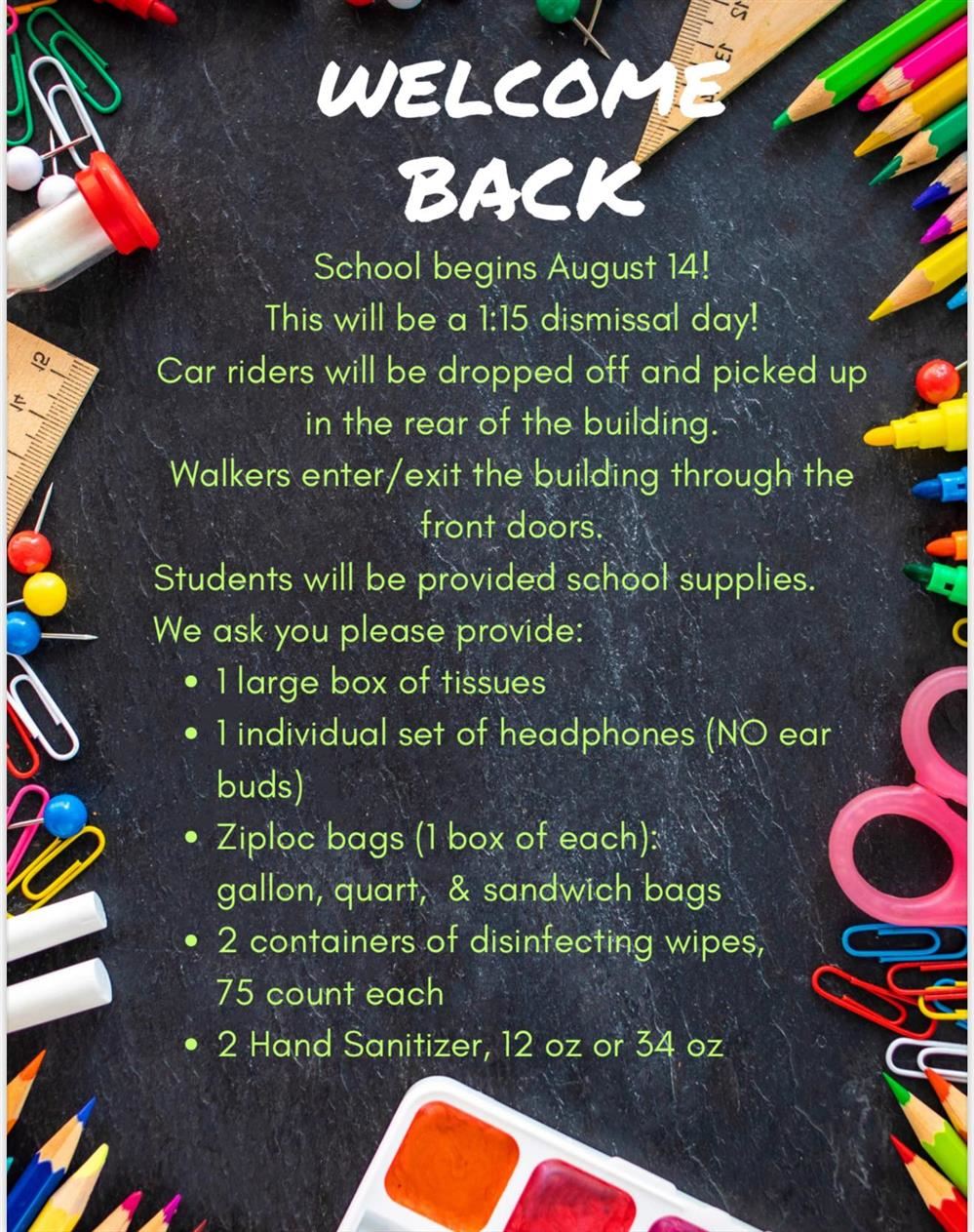  back to school